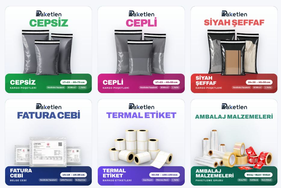 Yırtılmaya Dayanıklı, Geniş Hacimli: Paketlen.com ile Büyük Kargo Poşeti Standartları