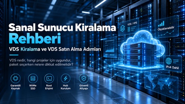VDS Kiralama ve VDS Satın Alma Adımları