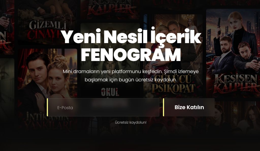 FENOGRAM, Türk Yapımı Dikey Dizileri Telefon Ekranına Taşıyor
